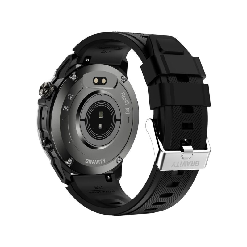 Smartwatch Gravity Czarny Pasek + Bransoleta GT46-1
