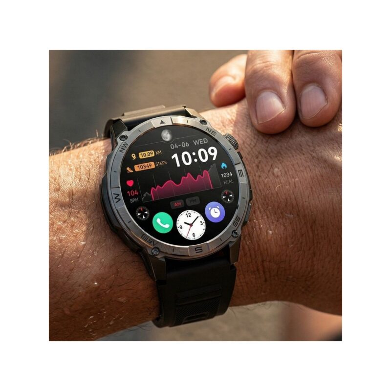 Smartwatch Gravity Czarny Pasek + Bransoleta GT46-1