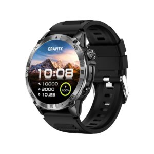 Smartwatch Gravity Czarny Pasek + Bransoleta GT46-1