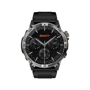 Smartwatch Gravity Czarny Pasek + Bransoleta GT46-1