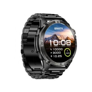 Smartwatch Gravity Czarny Pasek + Bransoleta GT46-1