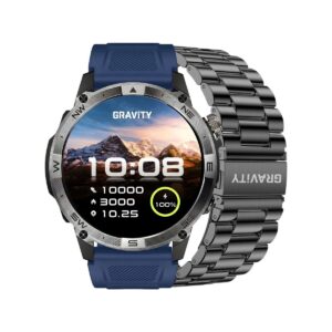 Smartwatch Gravity Czarny Pasek + Bransoleta GT46-2