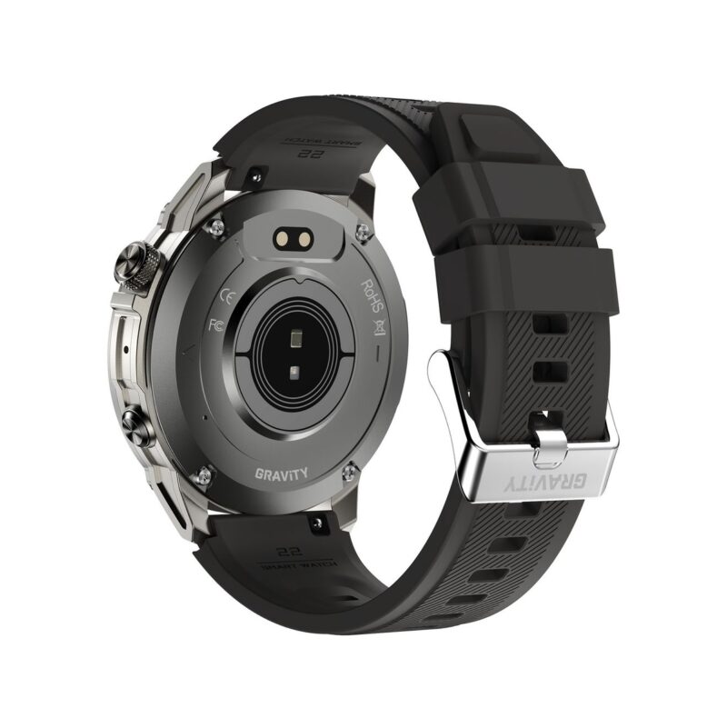 Smartwatch Gravity Grafitowy Pasek + Bransoleta GT46-3