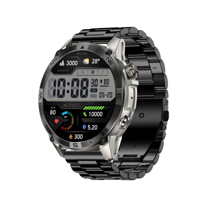 Smartwatch Gravity Grafitowy Pasek + Bransoleta GT46-3
