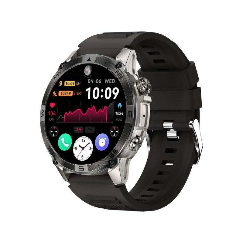 Smartwatch Gravity Grafitowy Pasek + Bransoleta GT46-3