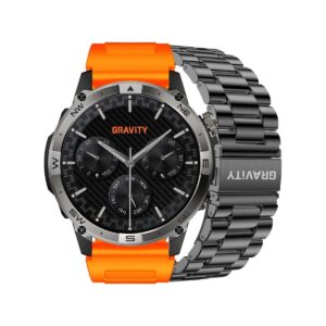 Smartwatch Gravity Czarny Pasek + Bransoleta GT46-4
