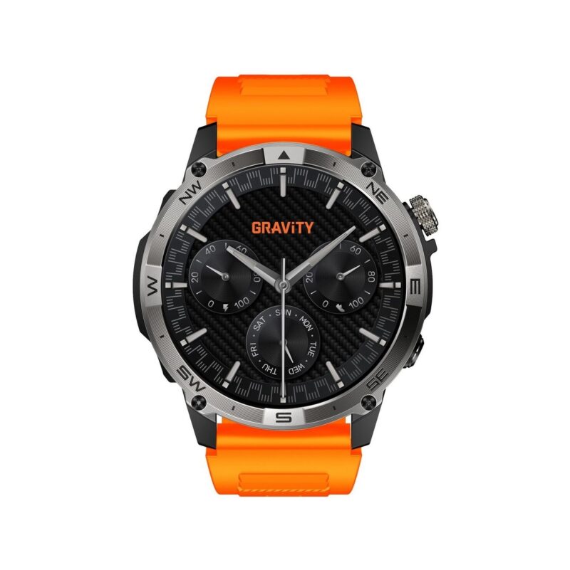 Smartwatch Gravity Czarny Pasek + Bransoleta GT46-4