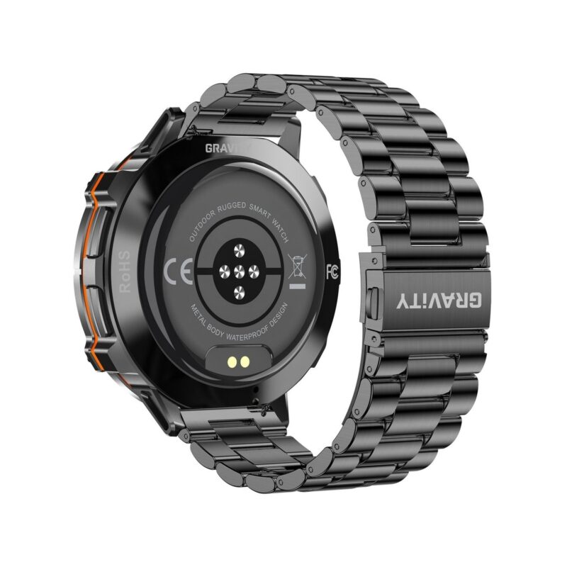 Smartwatch Gravity Czarny Pasek + Bransoleta GT42-1