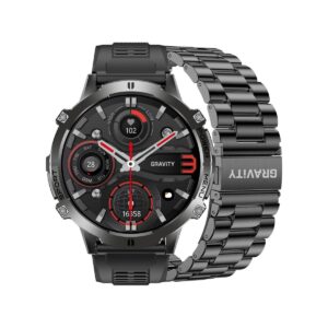 Smartwatch Gravity Czarny Pasek + Bransoleta GT42-1