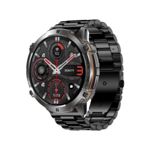 Smartwatch Gravity Czarny Pasek + Bransoleta GT42-1
