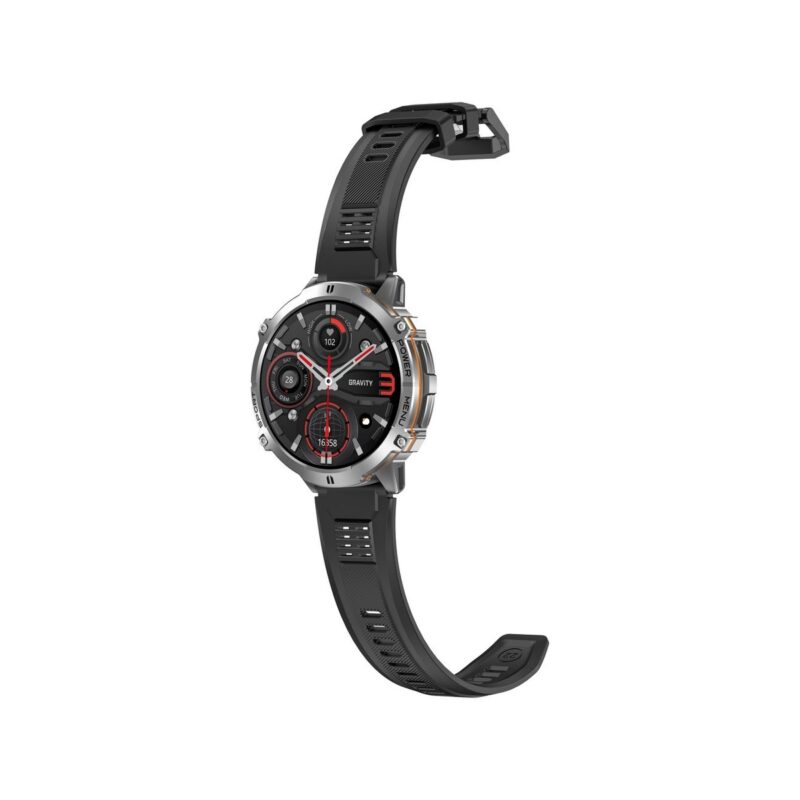 Smartwatch Gravity Grafitowy Pasek + Bransoleta GT42-3