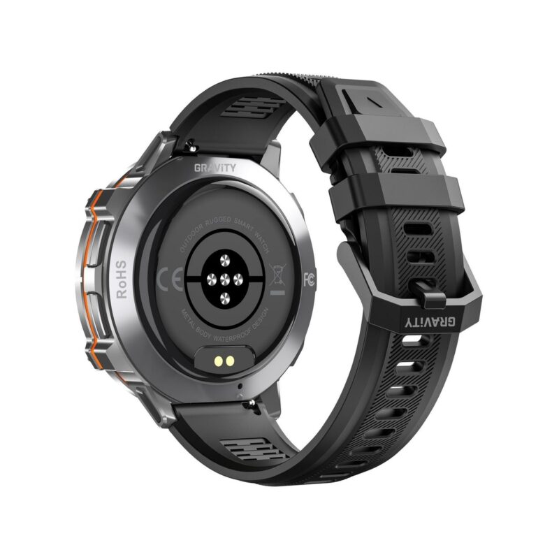 Smartwatch Gravity Grafitowy Pasek + Bransoleta GT42-3