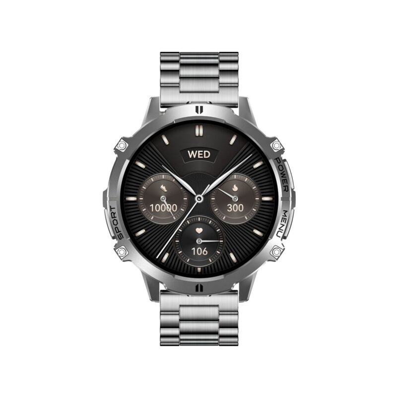 Smartwatch Gravity Grafitowy Pasek + Bransoleta GT42-4