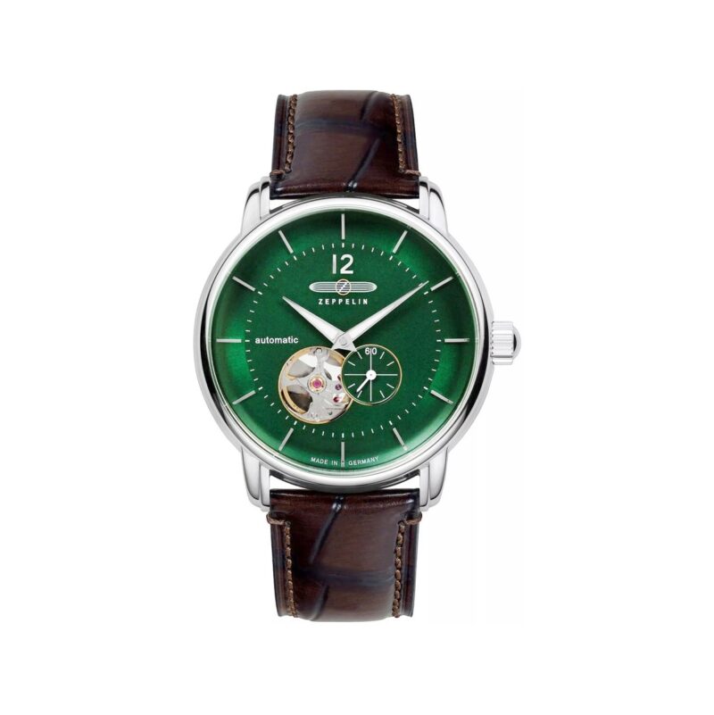 Zegarek Męski ZEPPELIN LZ120 Open Heart Automatic 8166-4 + BOX