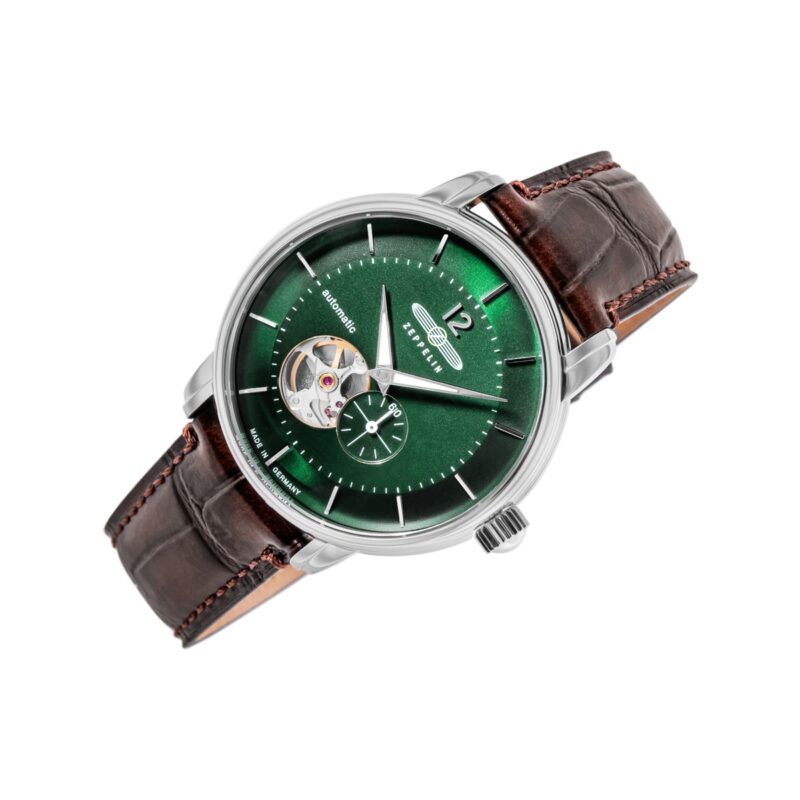 Zegarek Męski ZEPPELIN LZ120 Open Heart Automatic 8166-4 + BOX
