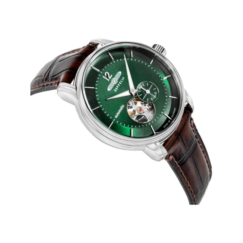 Zegarek Męski ZEPPELIN LZ120 Open Heart Automatic 8166-4 + BOX