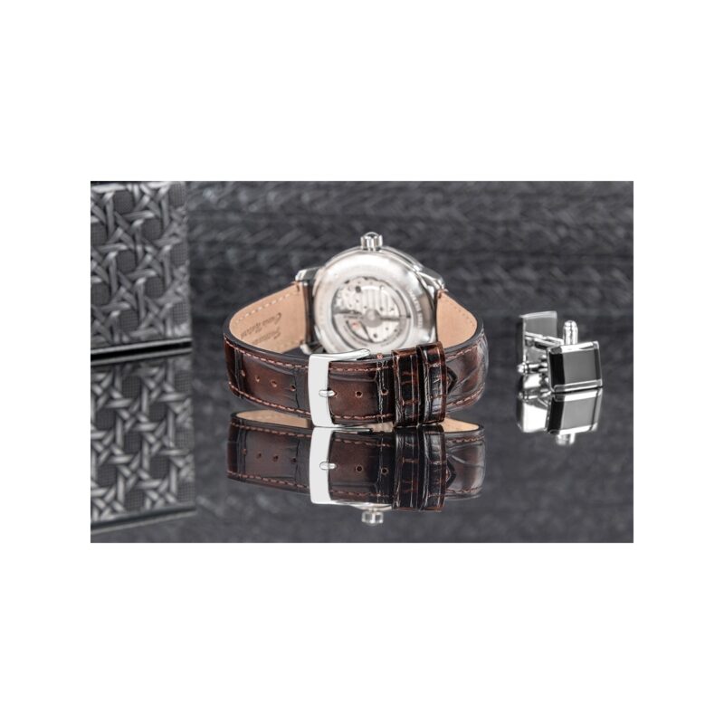 Zegarek Męski ZEPPELIN LZ120 Open Heart Automatic 8166-4 + BOX