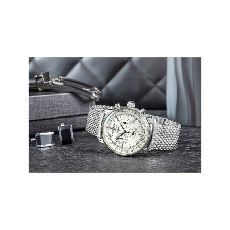 Zegarek Męski ZEPPELIN 100 Jahre Chronograph 8680M-3 + BOX