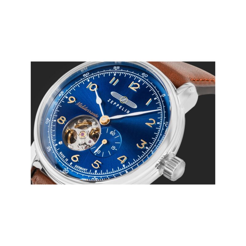 Zegarek Męski ZEPPELIN Méditerranée Open Heart Automatic 9666-3 + BOX