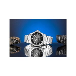 Zegarek Męski Giewont Elegance Sapphire Srebrno Czarny GW5160-B2
