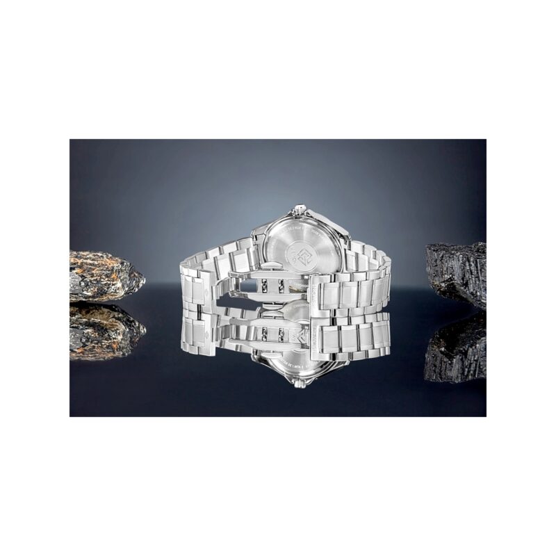 Zegarek Męski Giewont Elegance Sapphire Srebrno Czarny GW5160-B2