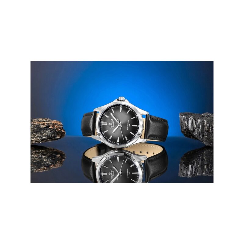 Zegarek Męski Giewont Elegance Sapphire Czarny GW5160-A2