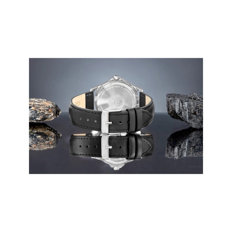 Zegarek Męski Giewont Elegance Sapphire Czarny GW5160-A2