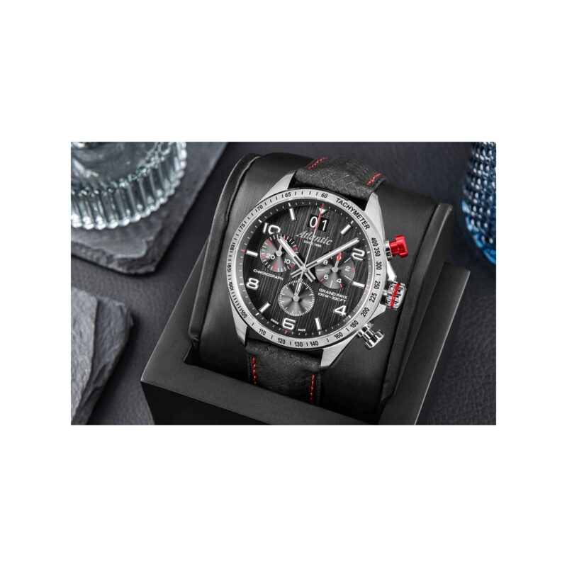 Zegarek Męski Atlantic Grand Prix Chrono 55463.41.65 + BOX