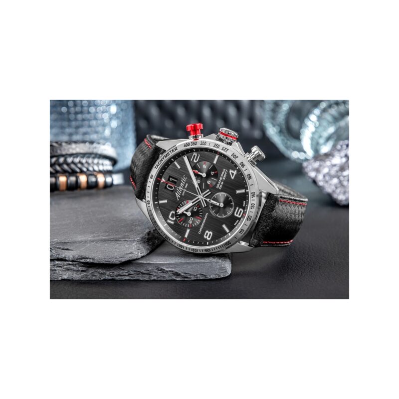 Zegarek Męski Atlantic Grand Prix Chrono 55463.41.65 + BOX