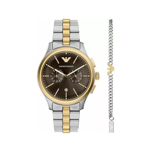 Zegarek Męski Emporio Armani Dario Chronograph AR80084SET + BOX