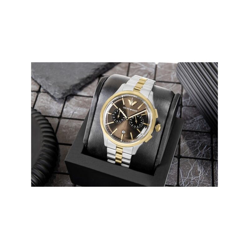 Zegarek Męski Emporio Armani Dario Chronograph AR80084SET + BOX