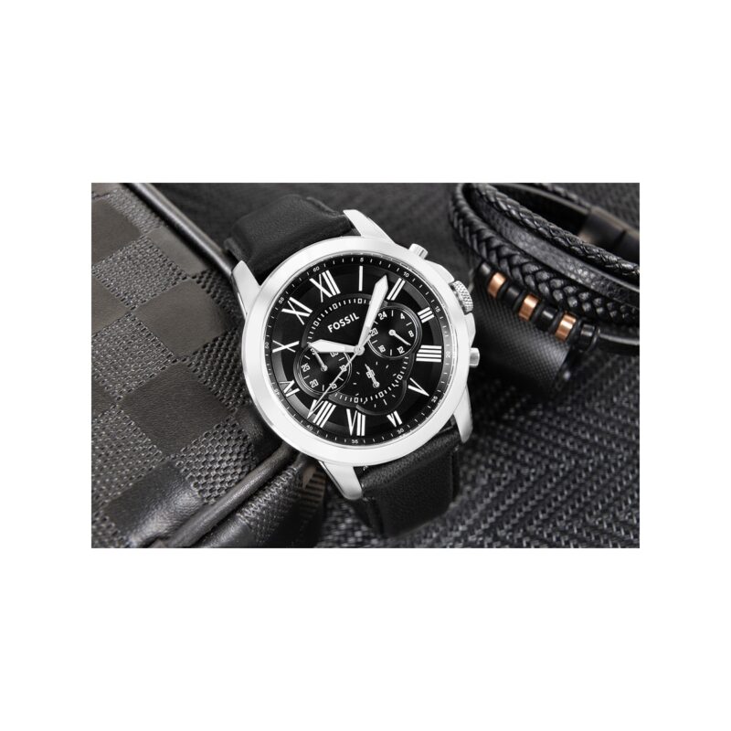 Zegarek Męski FOSSIL Grant Leather FS4812 + BOX
