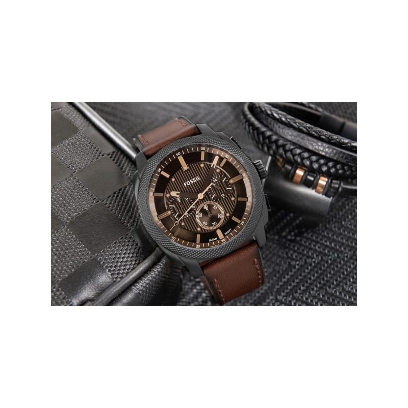96_07_5_max Zegarek Męski FOSSIL Machine Chronograph FS6101 + BOX