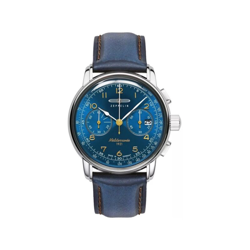 Zegarek Męski ZEPPELIN Mediterranee Chronograph 9670-3 + BOX