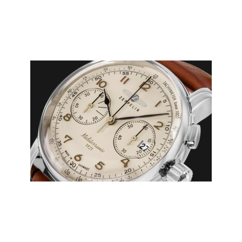 Zegarek Męski ZEPPELIN Mediterranee Chronograph 9670-5 + BOX
