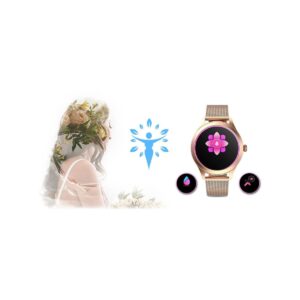 98_12_max Damski SMARTWATCH G.Rossi SW014G-2 Różowe złoto