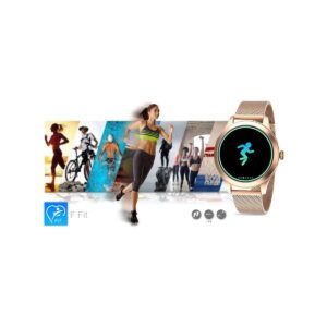 98_18_max Damski SMARTWATCH G.Rossi SW014G-2 Różowe złoto