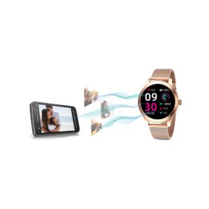 98_25_max Damski SMARTWATCH G.Rossi SW014G-2 Różowe złoto