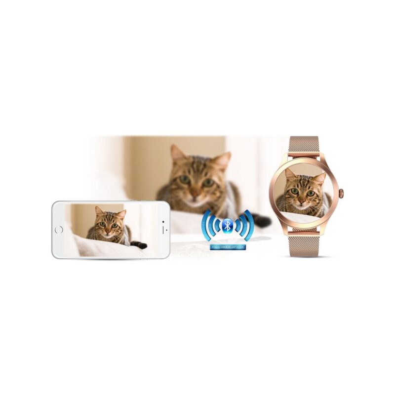 98_30_max Damski SMARTWATCH G.Rossi SW014G-2 Różowe złoto